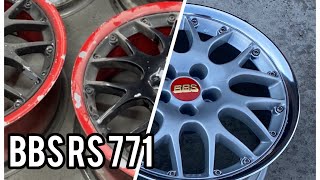 From Worn to Wow Our BBS RS771 Restoration Process [upl. by Ahseenak]