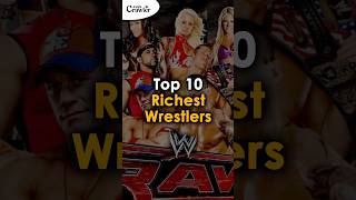 Top 10 Richest Wrestlers 2024 shorts shortvideo wwe [upl. by Service]