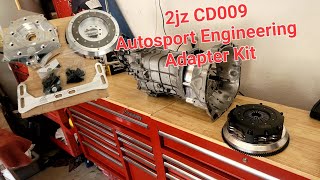 2JZ GS300 CD009JK40 Autosport Engineering Adapter Kit Installation [upl. by Aroz]