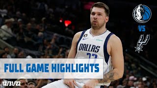 Luka Doncic 51 points Highlights vs San Antonio Spurs [upl. by Nylannej]