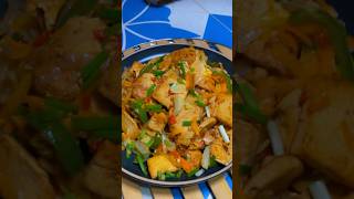 Stir fried tofufull recipe will be uploaded soon shorts youtubemadeforyou youtubeshorts food [upl. by Niriam]