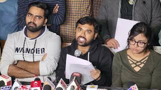 Press Meet by WBJDF on 4th December 2024 at Protest Stage at RG Kar Medical College amp Hospital [upl. by Enorej]