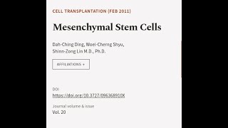 Mesenchymal Stem Cells  RTCLTV [upl. by Iat444]