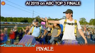 Laine Hardy Home Coming amp Behind the Scenes  American Idol 2019 Finale [upl. by Ymmak]