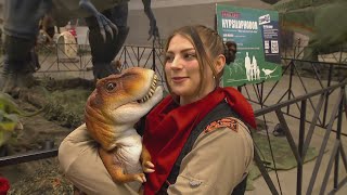 Visit with the dinosaurs as Jurassic Quest returns to Pittsburgh [upl. by Kcirreg]