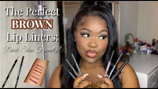 The PERFECT Everyday Lip Combos For WOC Dark Skin  Super AFFORDABLE Lip Liners  JessicaNicole [upl. by Nahgrom417]