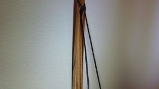 How to make a flemish bow string with timber hitch [upl. by Coady76]