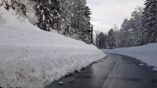 Fahrt durch das Gailtal  Lesachtal Richtig viel Schnee [upl. by Dielle]