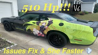 V6 Challenger hits the Dyno 510 HP Strong [upl. by Mya]