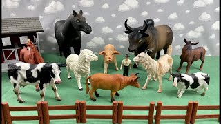 Wild Animals Attacks Farm Animals Compilation  Lion Fox Tiger Cows Bison Sheep Goat Elephant [upl. by Nosned]