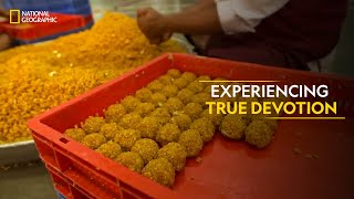 Experiencing True Devotion  India’s Mega Kitchens  National Geographic [upl. by Odlabso]