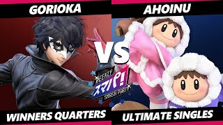 Sumapa 165  Gorioka Joker Vs Ahoinu Ice Climbers Smash Ultimate  SSBU [upl. by Randolf184]