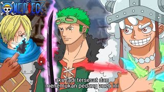 ONE PIECE 1131  ZORO TERSESAT DAN MENEMUKAN PEDANG LEGENDARIS ELBAF DIA MENGALAHKAN RAJA HELHEIM [upl. by Nrubloc]