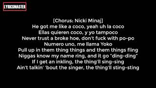 Nicki Minaj  Coco Chanel feat Foxy Brown Lyrics [upl. by Iatnahs]