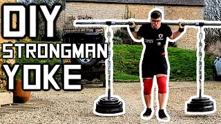 How to Build a DIY Strongman Yoke  Chain Yoke [upl. by Aneehsit]