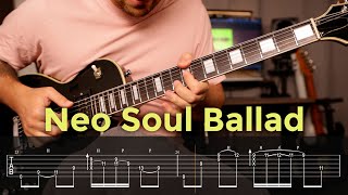 Mateus Asato  Predictable Ballad  Neo Soul Guitar Cover  TAB [upl. by Rudyard]