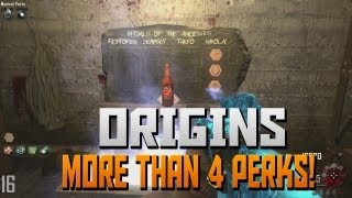 quotORIGINSquot  How to Get More Than 4 Perks Free Perks Black Ops 2 Zombies [upl. by Rodl]