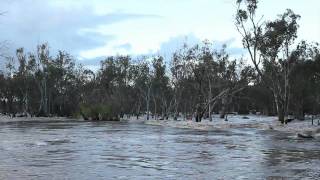 Flooding at Bridgewater on Loddon  Sep 2010 [upl. by Eanat]