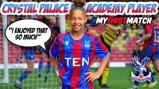 HALLE PLAYS 1ST ACADEMY MATCH FOR CRYSTAL PALACE FC [upl. by Stover]