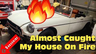 19745 MGB Leaking Fuel Needs a Carburetor Rebuild Almost Caught My House On Fire Carb Rebuild [upl. by Krisha]