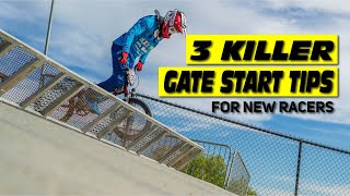 BMX Race  Gate Start Tips for New Racers [upl. by Melise]