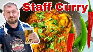 Staff Curry 😲 Is this what chefs eat in Restaurants🌶️🌶️ [upl. by Yhotmit]