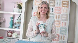 How to Make a Coffee Koozie  Quick DIY Project  Fat Quarter Shop [upl. by Anahgem433]