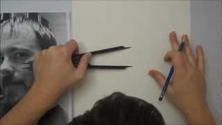 Portrait Drawing for Beginners  Part 1  The Layout [upl. by Elleuqar]