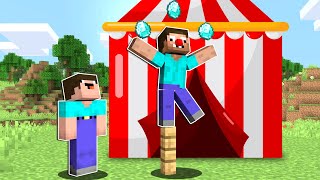 ПРО КЛОУН РАССМЕШИЛ НУБА В ЦИРКЕ МАЙНКРАФТ  НУБИК И ТРОЛЛИНГ ЛОВУШКА MINECRAFT [upl. by Vinson]