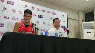 NorthPort postgame press conference after 11487 win over NLEX [upl. by Rapp]