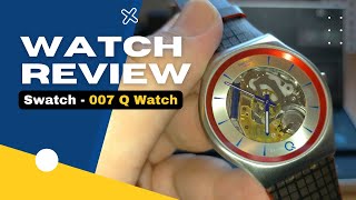 Swatch Q  James Bond 007  No Time To Die  Watch Unboxing Review [upl. by Omik789]