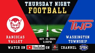 Rancocas Valley at Washington Township Football  101024 [upl. by Aiciled]