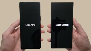 Sony Xperia 1 V vs Galaxy S23 Ultra Speed Test Speakers Battery amp Camera Test [upl. by Animas340]