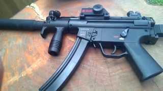 Heckler amp Koch MP5 KPDW Review  Test Co2 45mm BB [upl. by Atnuahc]