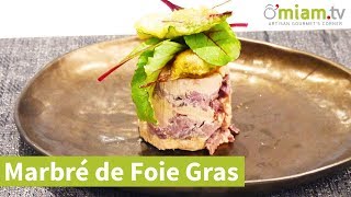 Marbré de foie gras et cuisse confite  SIMPLE amp DÉLICIEUX [upl. by Maggio990]