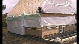 ThermoLog Panel ecohouse 5 days build [upl. by Hibbs]