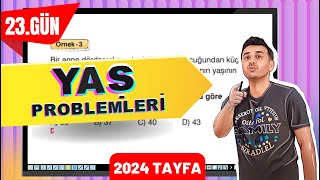 YAŞ PROBLEMLERİ  23 GÜN 40GündeTYTmatematikkampı [upl. by Odnalra]