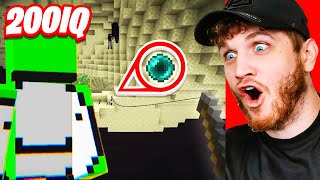 Minecraft Noobs React to Dreams BEST Moments [upl. by Adnik]