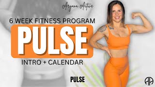 PULSE 6 Week Fitness Program at HOME  INTRO  CALENDAR DUMBBELLS  Aryana Active [upl. by Akemahs]