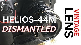 HELIOS 44M LENS TEARDOWN AND REPAIR [upl. by Eudocia]