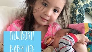 Baby Vlog 1 NEWBORN BABY LIFE [upl. by Ocinom]