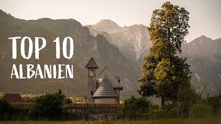 ALBANIEN Urlaub  TOP 10 Reiseziele [upl. by Racklin]