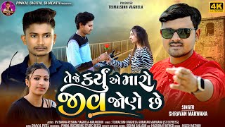 Te Je Karyu A Maro Jiv Jone Chhe  Shravan Makwana  Latest Gujarati Bewafa Song  4k Video 2024 [upl. by Oren653]