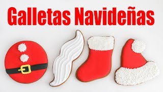 Galletas decoradas de NAVIDAD  Tan Dulce [upl. by Power]