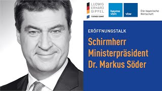 Eröffnungs Talk zum LEG 2024 mit SchirmherrMinisterpräsident Dr Markus Söder amp Dr Wolfram Weimer [upl. by Zucker]