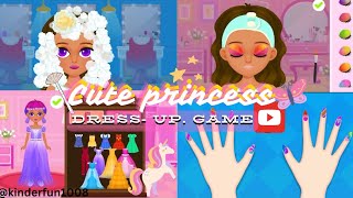 princess dress up games✨💖cute makeup game 🦄💜🌷 [upl. by Atteroc]