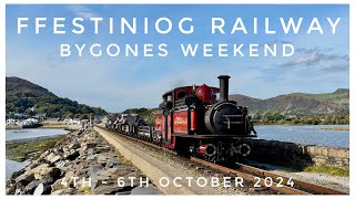 Sunshine at the Ffestiniog Railway ‘Bygones Weekend’ 4th  6th October 2024 [upl. by Hephzipah]