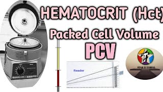 Hematocrit or Packed Cell Volume PCV ll hematology and blood banking [upl. by Edijabab410]