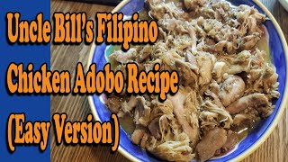 Filipino Chicken Adobo Recipe [upl. by Alyk]