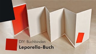 DIY Buchbinden – Leporello [upl. by Lyssa]